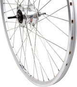 Roue arrière Roland 28 Nexus 7 RB ZAC2000 en argent en acier inoxydable SPK