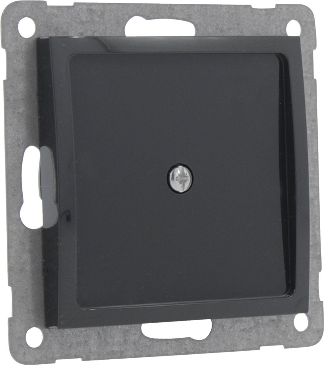 Smartwares q-link s2 plaque aveugle encastrée anthracite