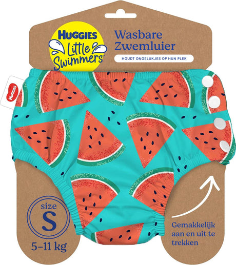 Huggies petits nageurs - couche de bain lavable - taille 2 3 - 5 à 11 kg - maillot de bain réutilisable - 1 pièce