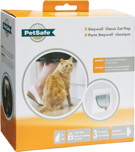 PETSAFE Cat rabat avec tunnel blanc