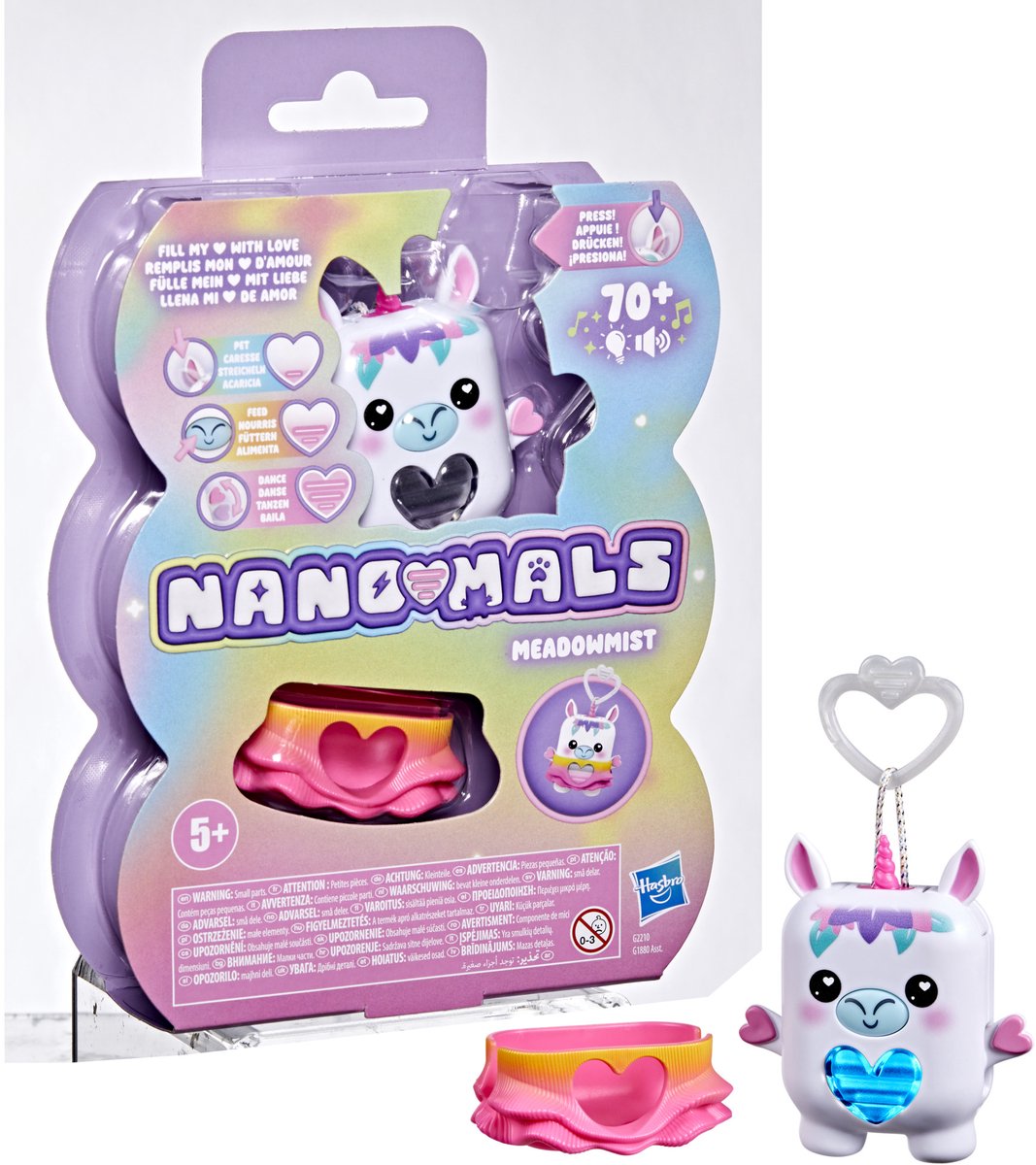 Nano-mals prairie la licorne - électronique - plus de 70 réponses - interactif
