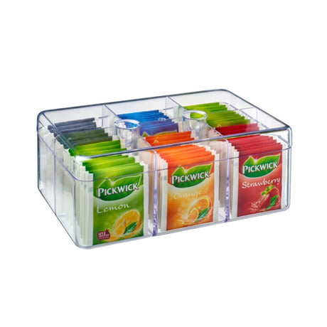 Boîte à thé Mepal rectangulaire-transparente