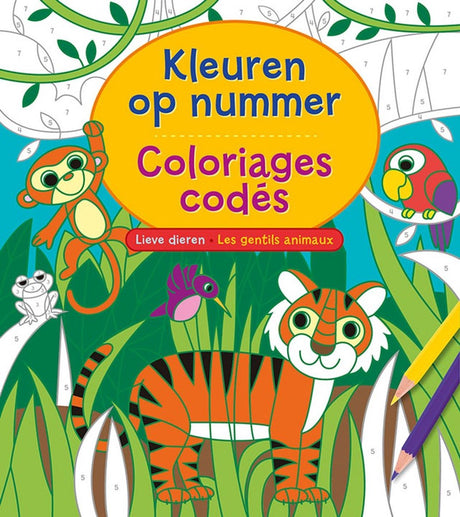 Deltas à colorier par numéro - animaux doux