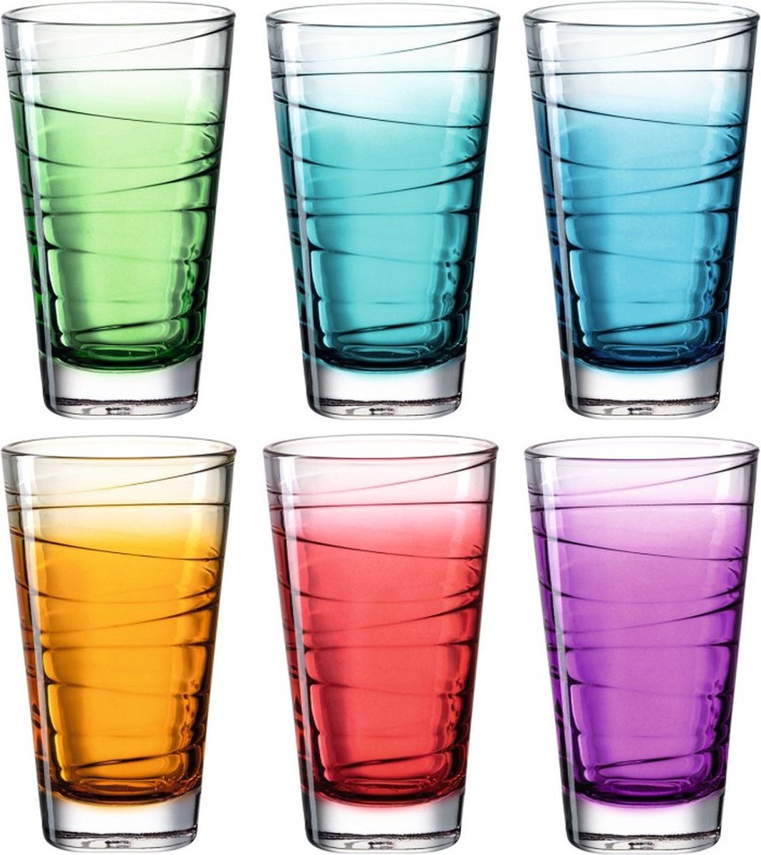 Verre à boire Leonardo assorti 280ml vario - set 6