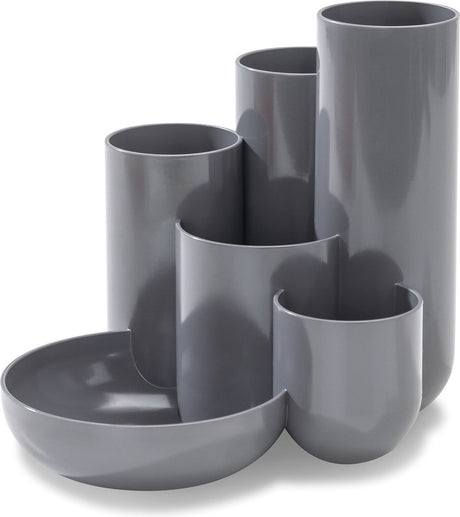 Étui à stylos Han - campus - 6 compartiments - gris - ha-17480-191