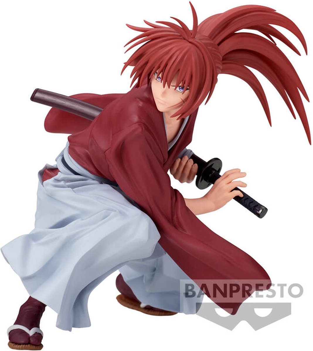Banpresto rurouni kenshin : étoiles vibrantes - statue figurine kenshin himura