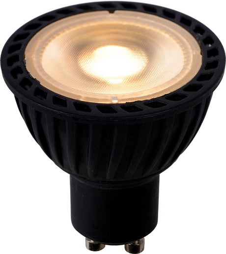 Lucide mr16 - lampe led - ø 5 cm - led dimmable - gu10 - 1x5w 2200k 2500k 2700k - noir