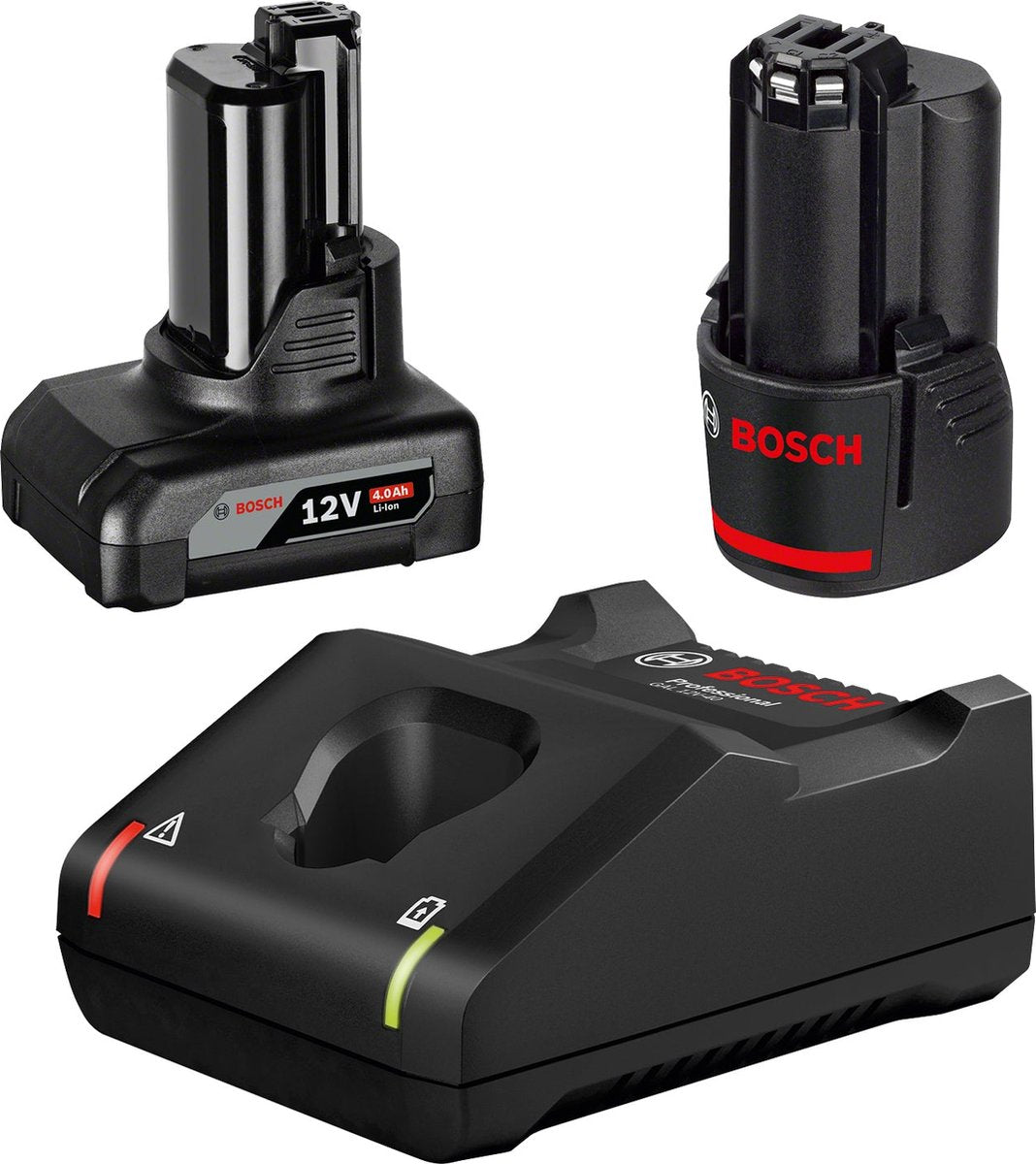 Kit de démarrage batterie professionnel Bosch 12v 2,0ah + 4,0ah - 1600a01nc9