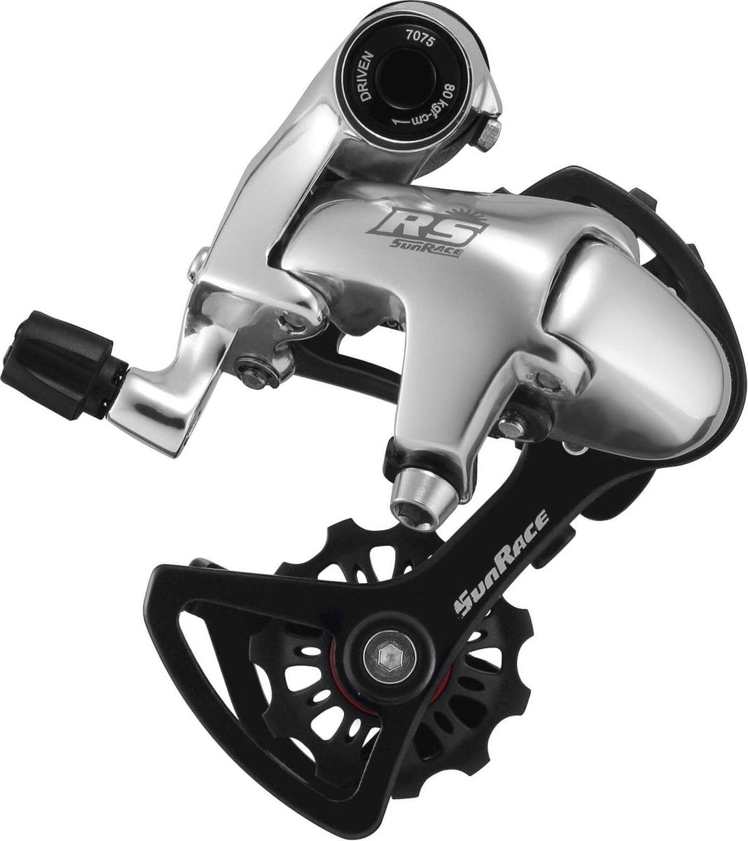 Dérailleur arrière Sunrace rs2 course courte 10v argent 11-28t