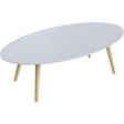 Table d'accueil power by paperflow scandi mdf laqué blanc