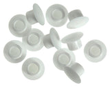 Mack 1014489 - 12 afdekkapjes wit ø 6 mm | 5 stuks