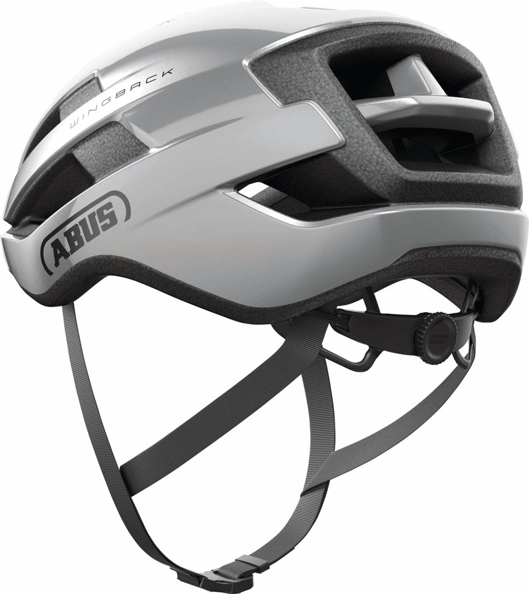 Abus casque wingback brillant argent s 51-55cm