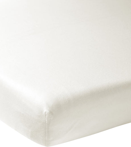 Meyco drap-housse bébé jersey blanc cassé 80x160cm - 1 pièce