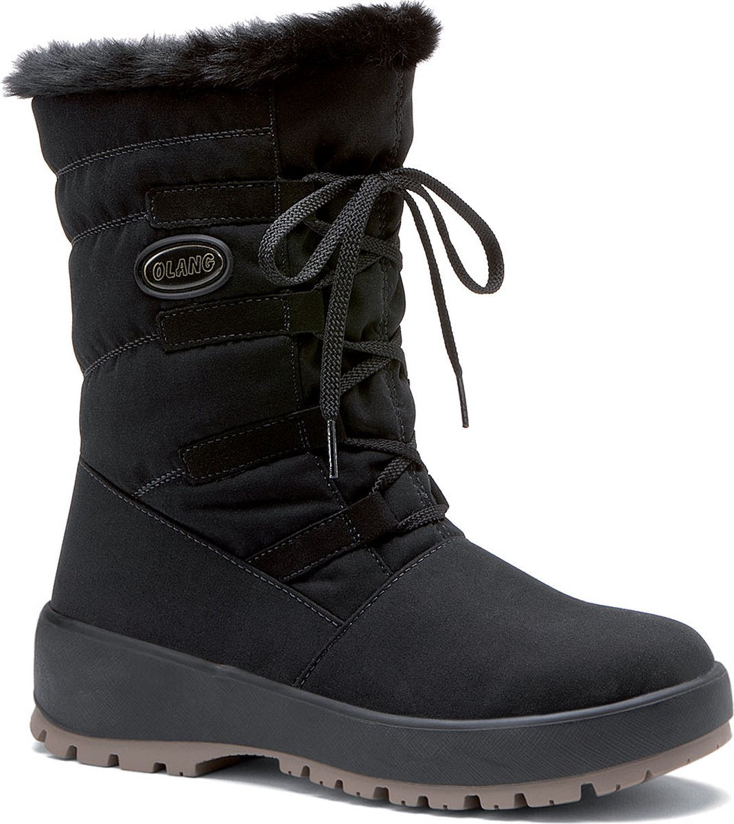 Olang nora oc bottes de neige à pointes femmes - nero