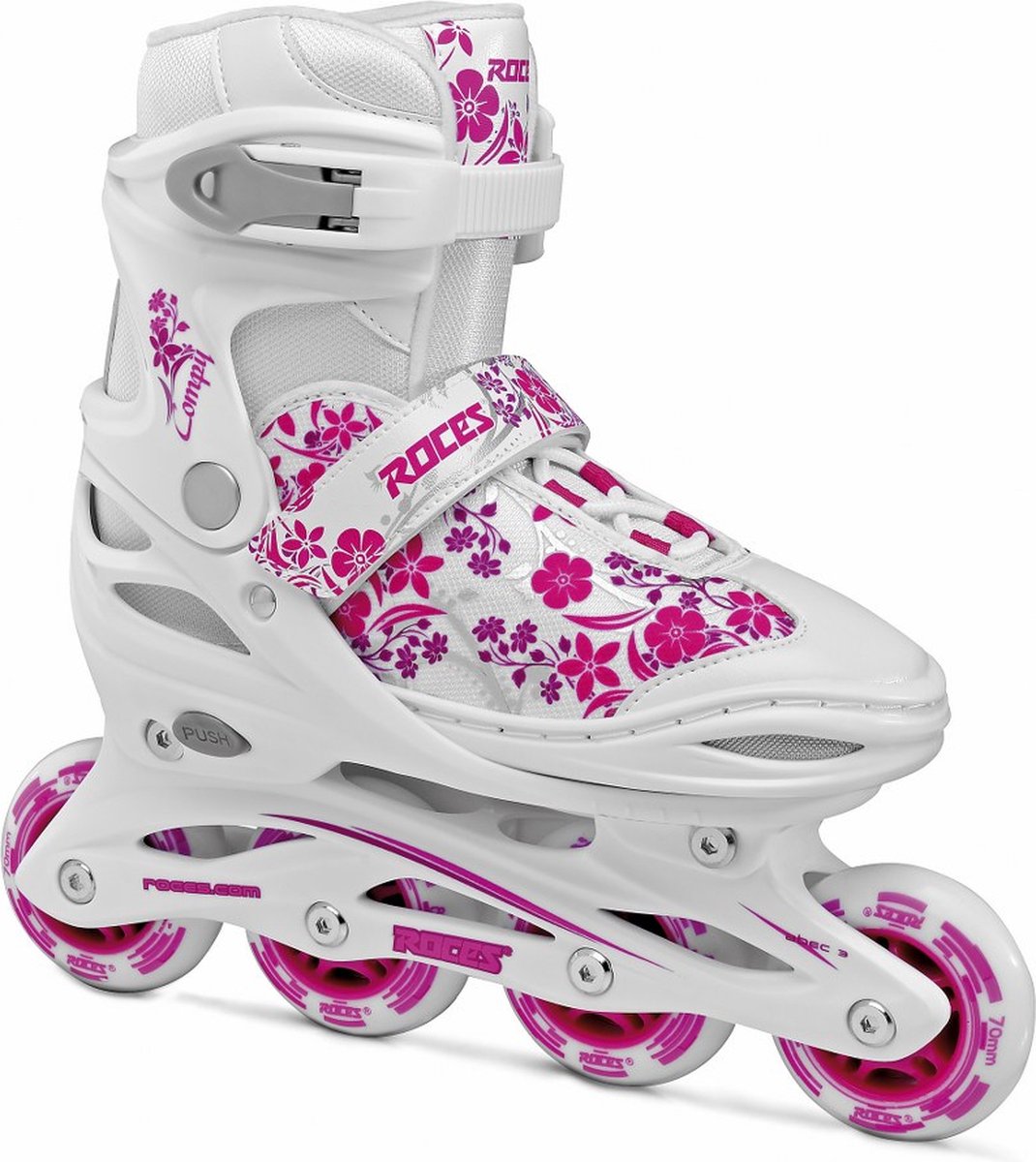 Roces Compy 8.0 InlinesKates Softboat Girls White White Pink Taille 26-29