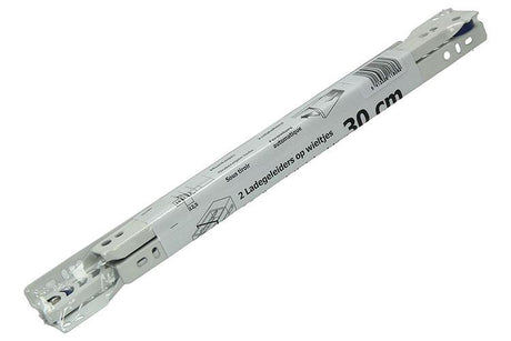 1013687 - paar rolladegeleiders wit 25kg 30cm | 5 stuks