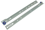 1013688 - paar rolladegeleiders wit 25kg 35cm | 5 stuks