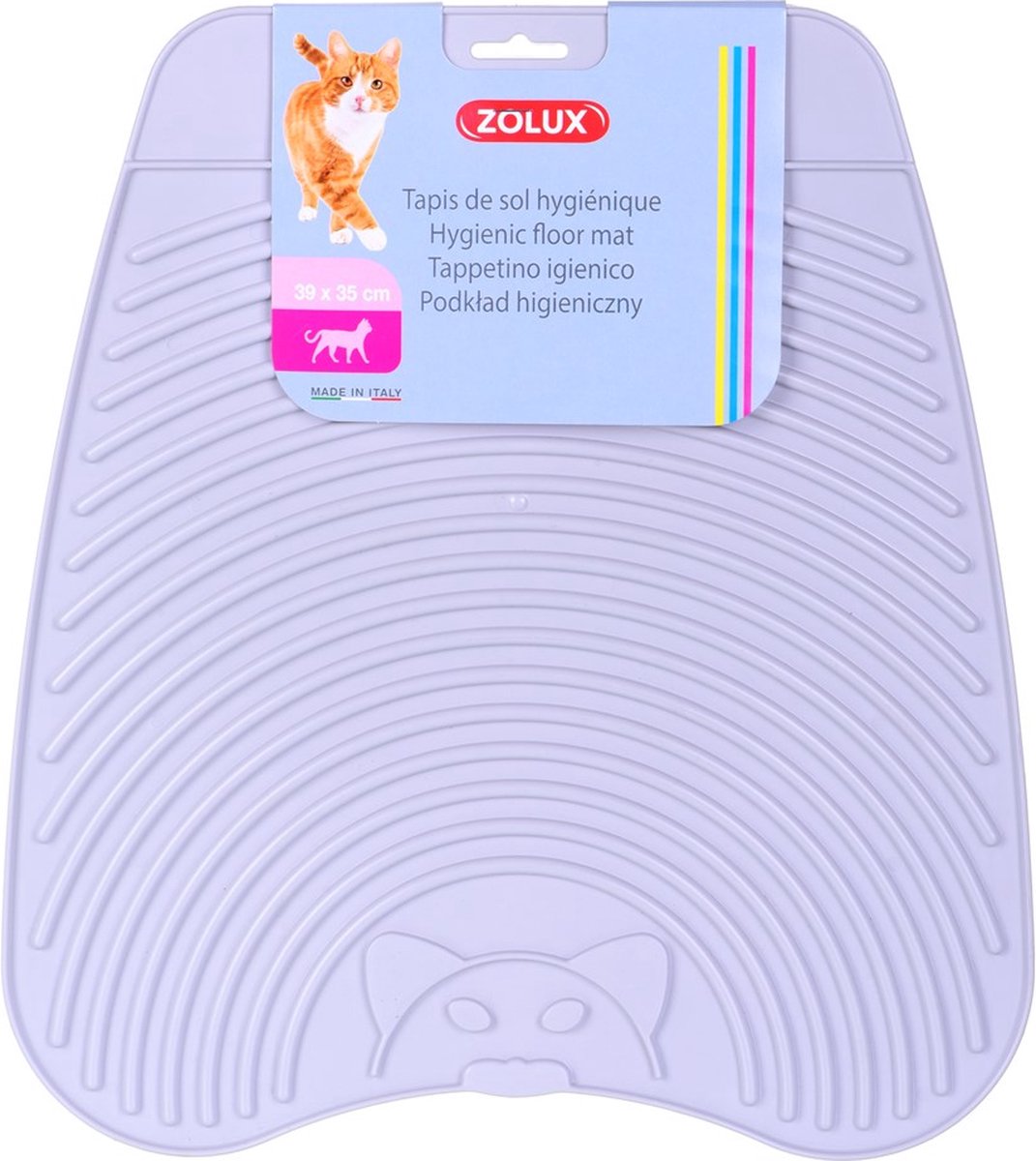 Kerbl tapis de litière pour chat petit tapis - gris
