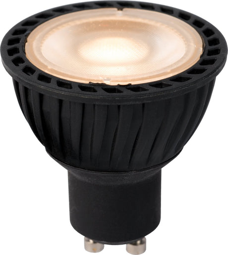Lucide mr16 - lampe led - ø 5 cm - led - gu10 - 1x5w 2700k - capteur jour nuit - noir