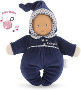 Corolle mon doudou babidoux poupée bébé rêves étoilés bleu marine, 20cm