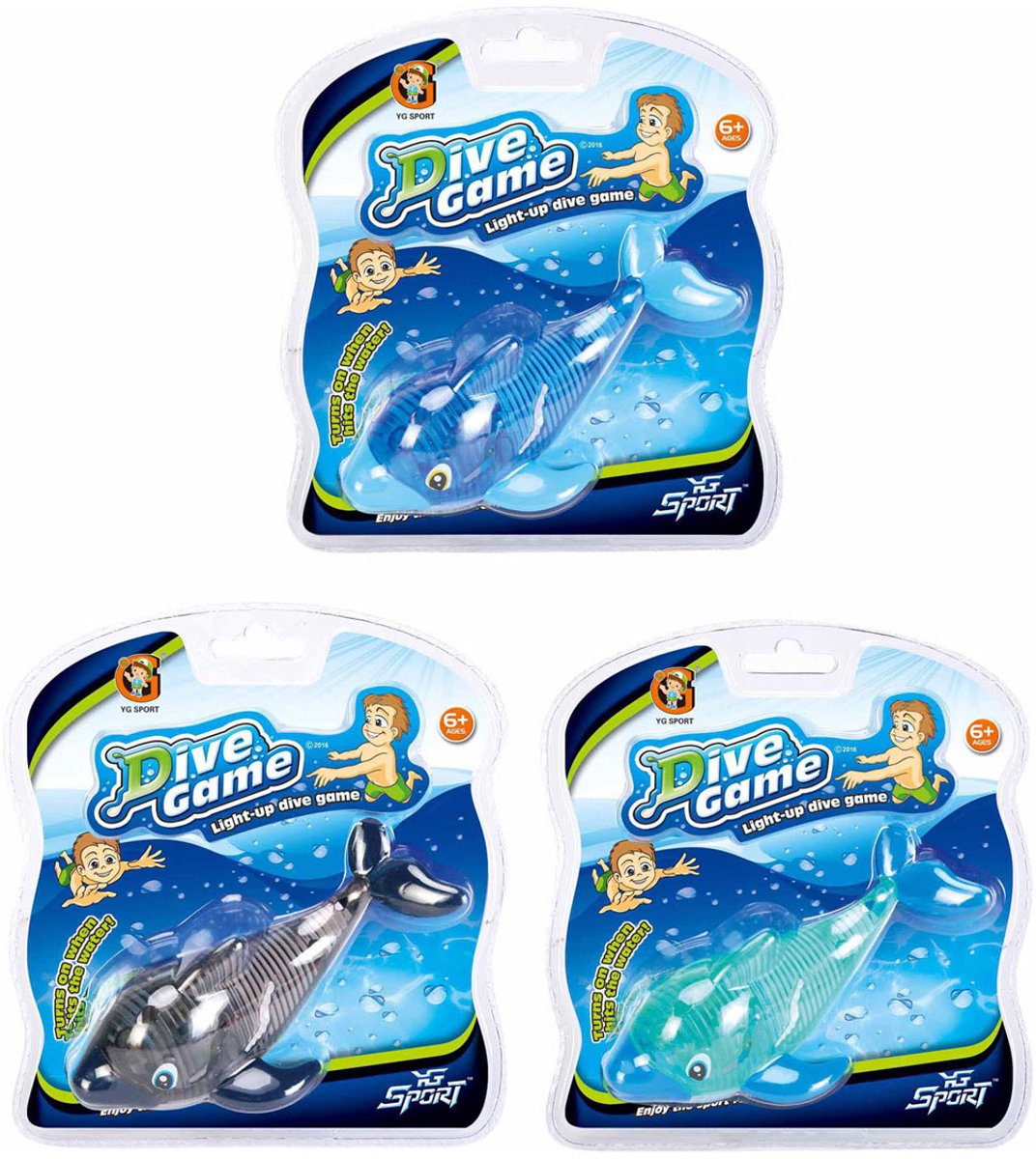 Plongez les dauphins avec la lumière