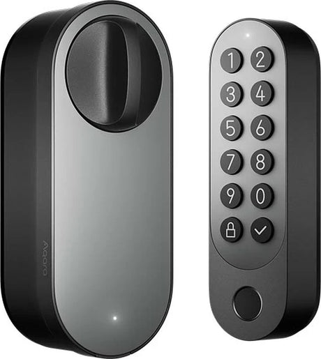 Kit Aqara smart lock u200 - noir - serrure de porte intelligente - code PIN d'empreinte digitale - clé d'accueil Apple - question Bluetooth