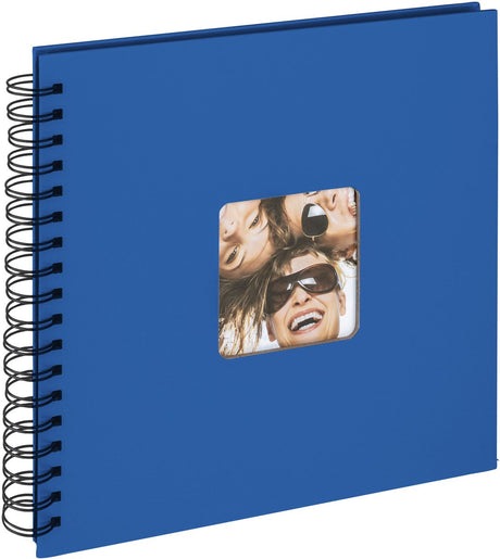 Walther sa-108-z fun - album à spirales - taille 26 x 25 cm - bleu roi
