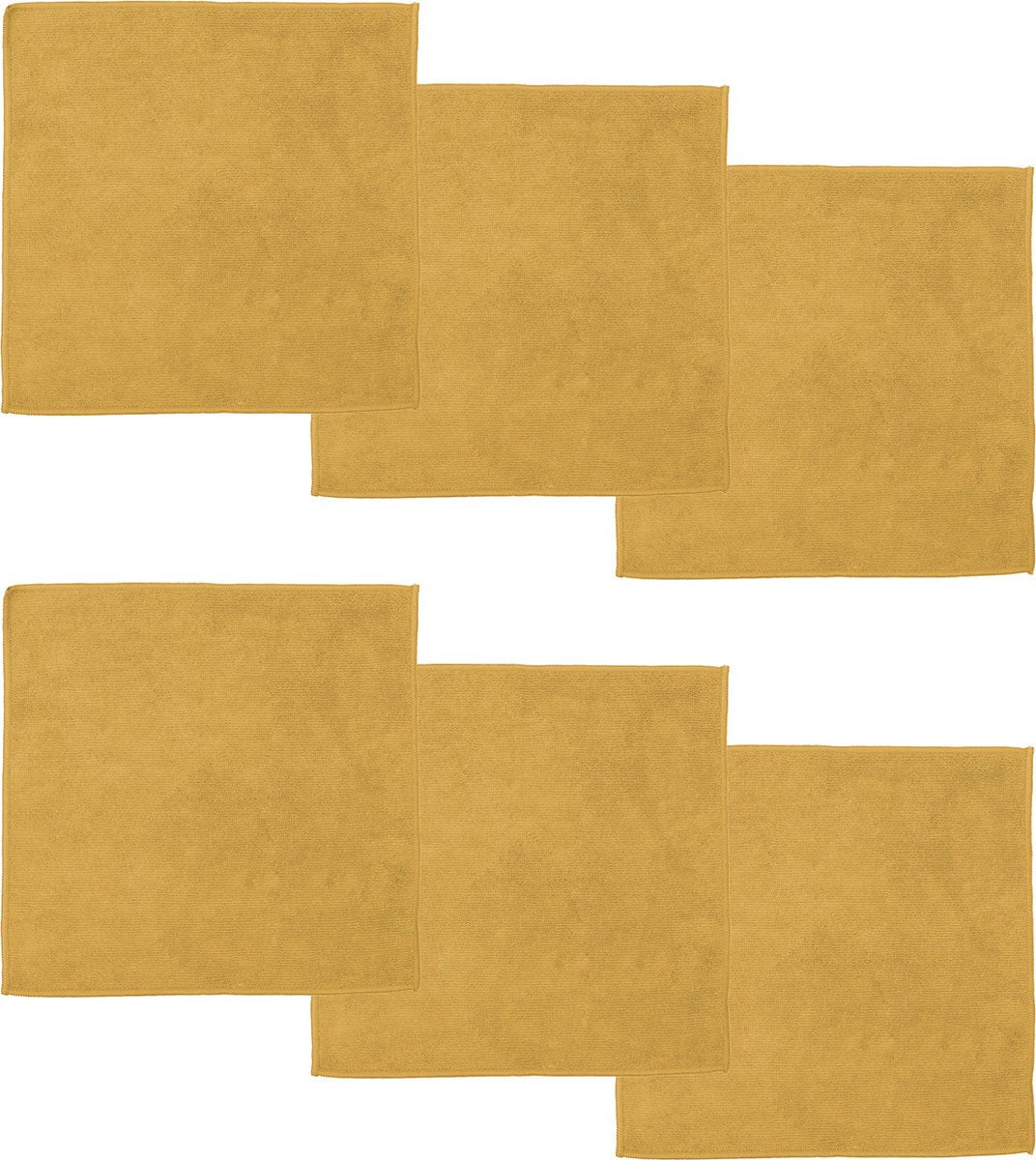 Ddddd chiffon en microfibre billie 30x30 cm jaune 6 pièces | 4 pièces