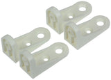 Mack 1013910 - 4 rugwandverbinders wit | 5 stuks