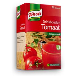Knorr bouillon à boire tomate (80 pièces)