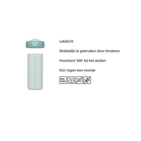 Mepal tasse scolaire campus 300ml - rose froid