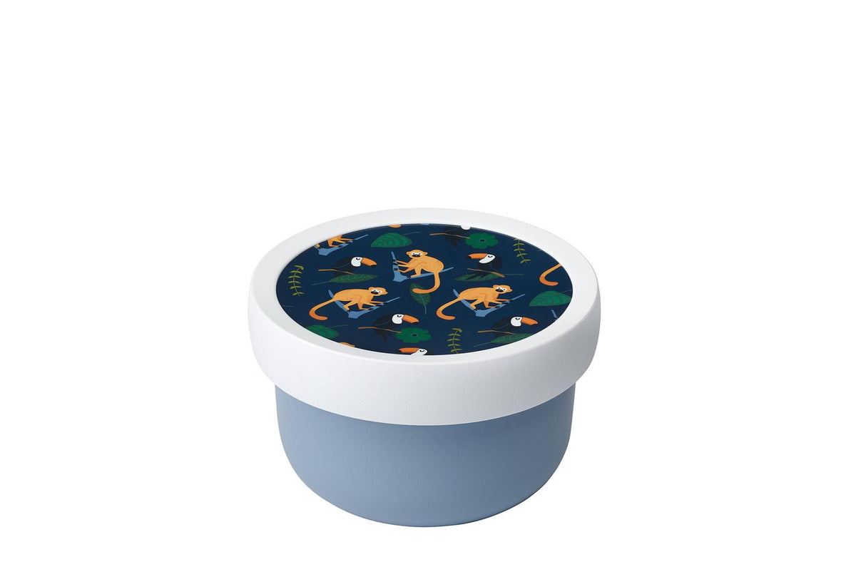 Mepal campus boîte à fruits jungle 300 ml blanc bleu