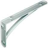 1015316 - versterkte konzool alu wit 175x100 mm | 6 stuks