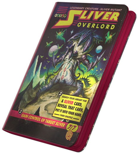 Ultimate Guard Zipfolio 360 Xenoskin Magic: The Gathering Edge of Eternitie Tie - Feuilles de classeurs de cartes Sliver Overlord