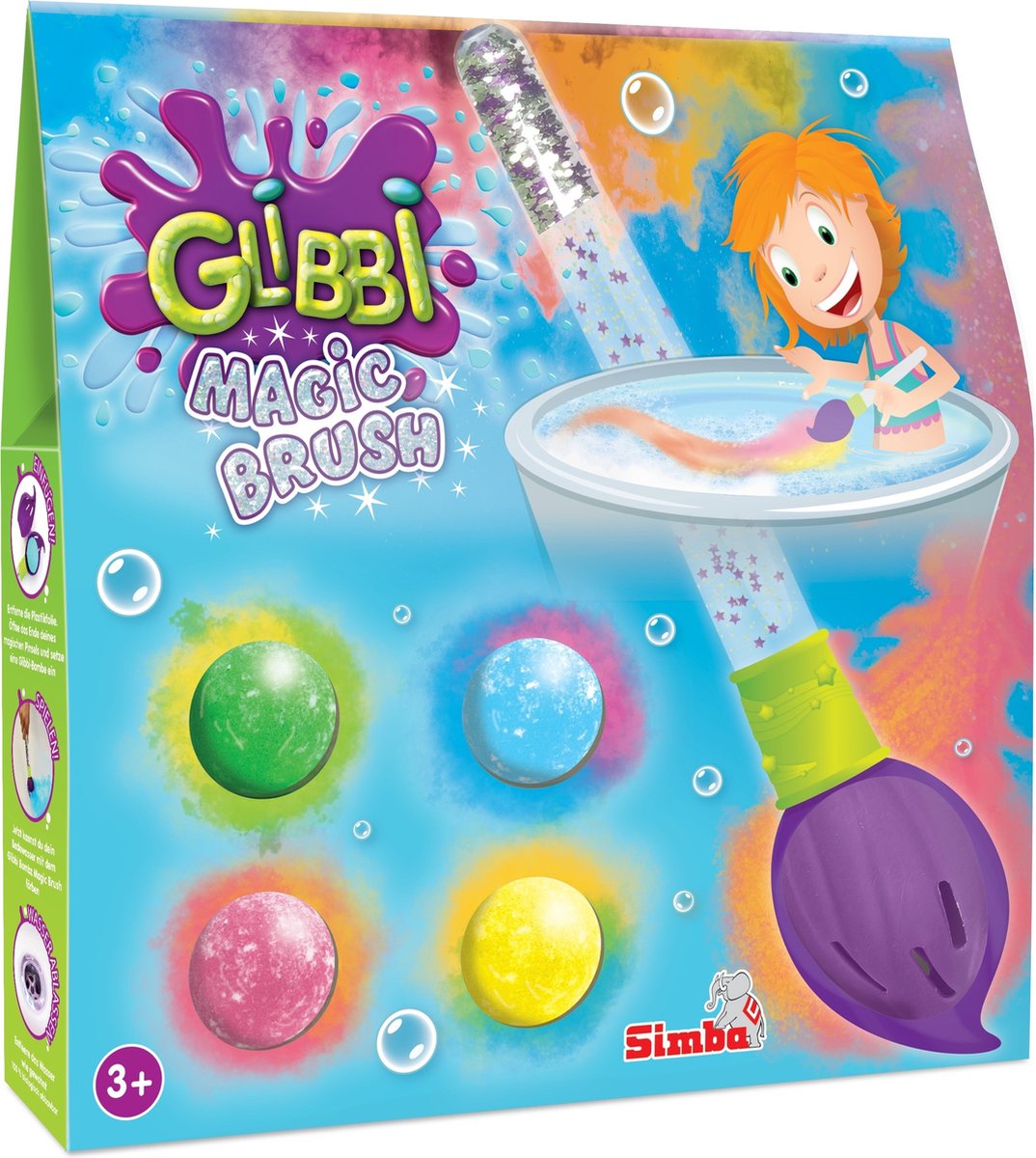 Brosse magique Simba Glibbi Bomb - Zimpli Kids - Jouets de bain