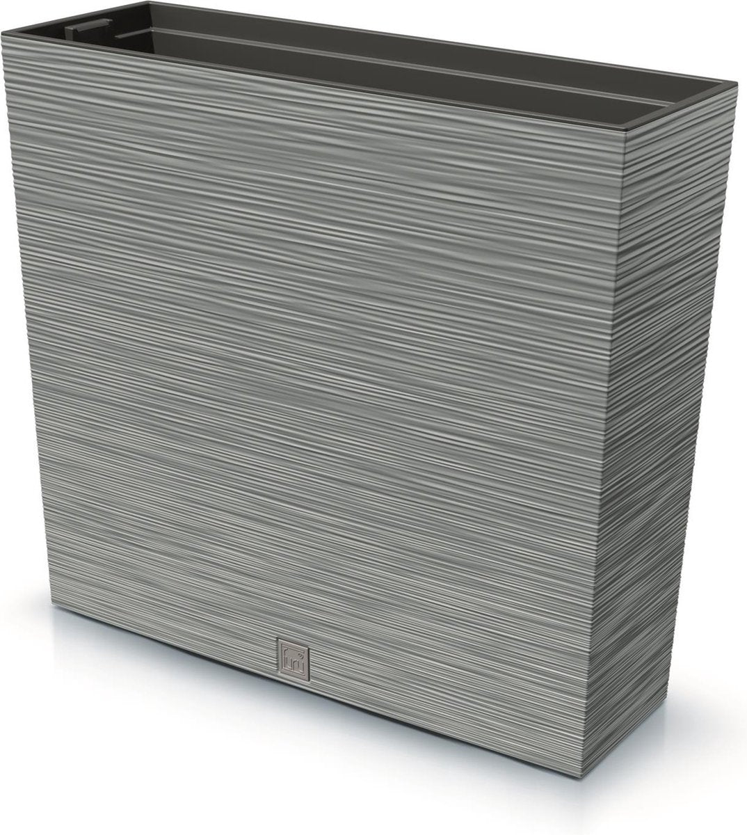 Prosperplast furu case tower - pot de fleurs avec insert - pour intérieur et extérieur - couleur béton (gris)