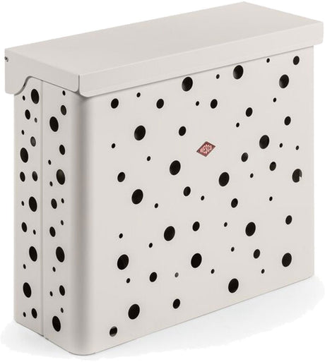 Wesco panier à linge duo 2 avec insert | 64 litres | boîte à linge duo (2x32 litres) | métal - sable mat | panier de lavage