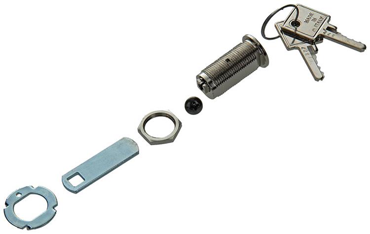 Mack 1014022 - brievenkastslot vernikkeld 30 mm | 5 stuks