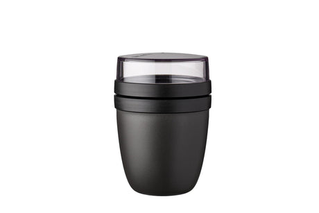 Mepal lunch pot ellipse - 500 ml - tasse à yaourt et muesli à emporter - passe au congélateur. micro-ondes et lave-vaisselle - noir nordique