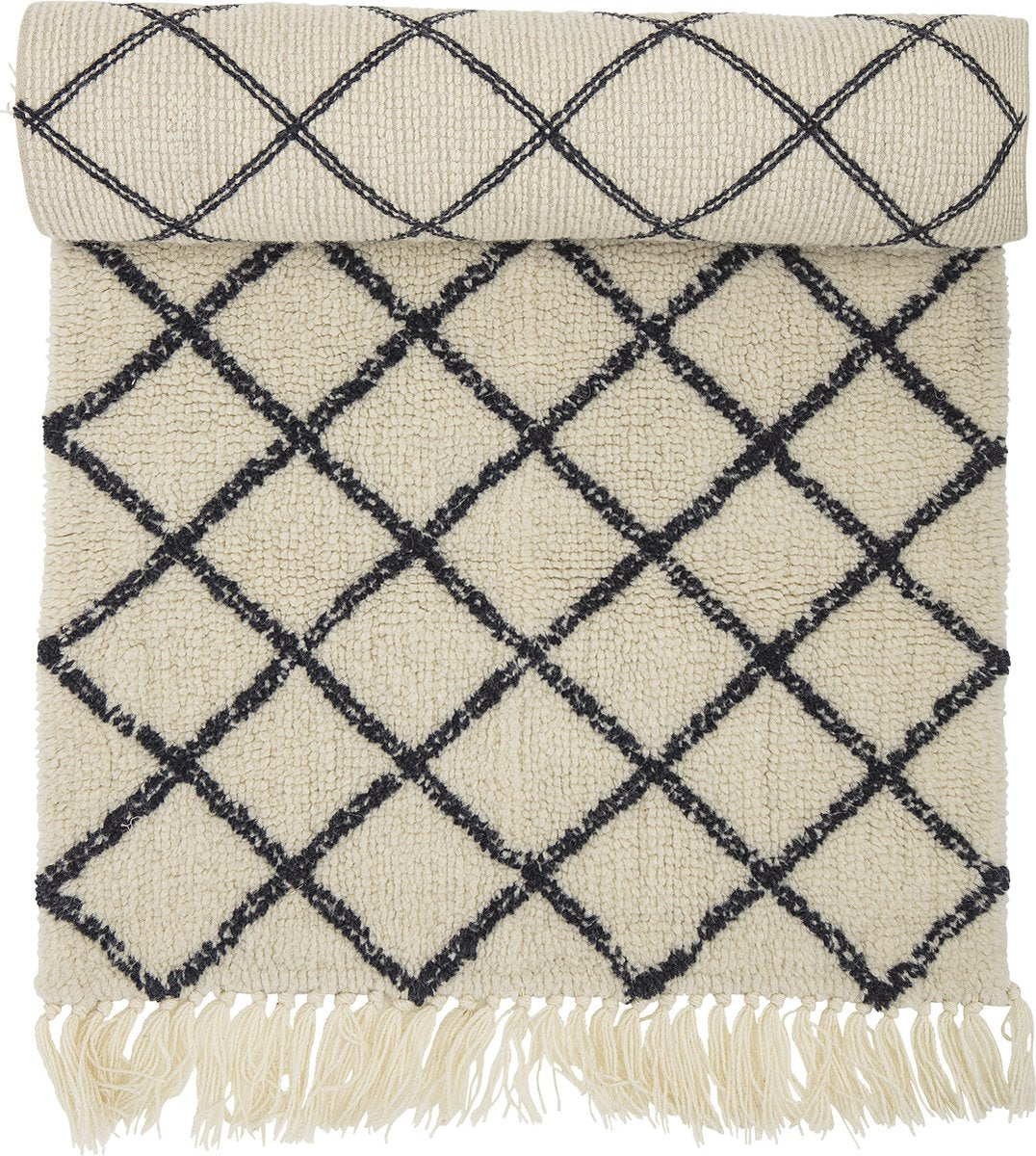 Bloomingville - tapis warda - beige - laine