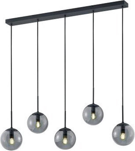 Trio balini - lampe suspendue - anthracite - excl. 5x e14 28w