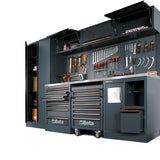 Outils d'ameublement d'atelier Beta c45pro 2.0 x (plan de travail en MDF revêtu d'acier inoxydable) avec jeu d'outils gratuit de 268 pièces
