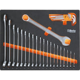 Outils d'ameublement d'atelier Beta c45pro 2.0 x (plan de travail en MDF revêtu d'acier inoxydable) avec jeu d'outils gratuit de 268 pièces