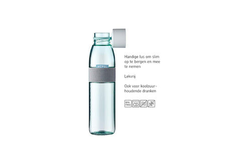 Mepal bouteille d'eau ellipse 700ml bleu vif