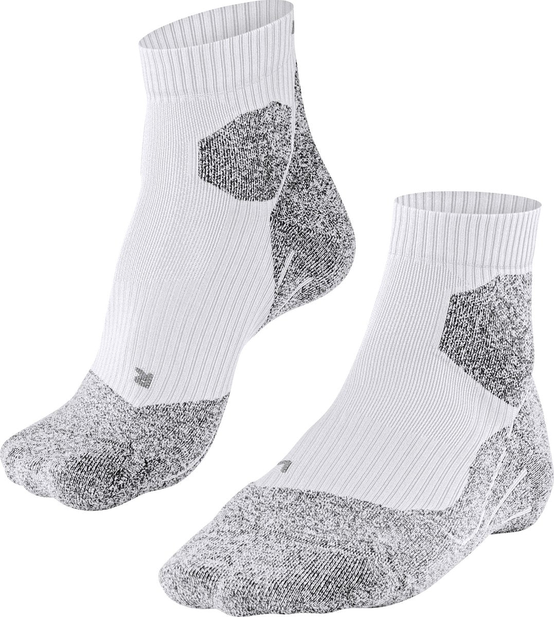 Falke ru trail anti-ampoules matériau fonctionnel chaussettes de course hommes blanc - taille 46-48