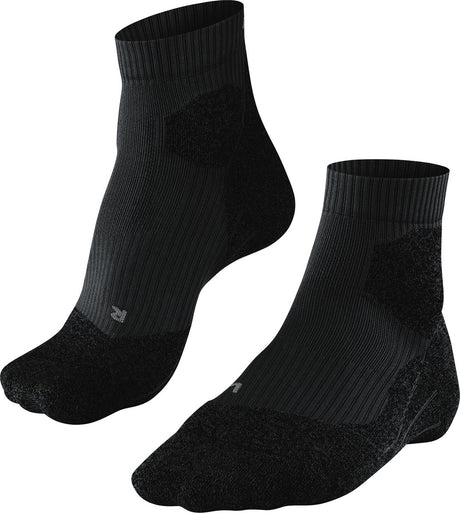 Falke ru trail chaussettes de course en matériau fonctionnel anti-ampoules hommes noir - taille 46-48