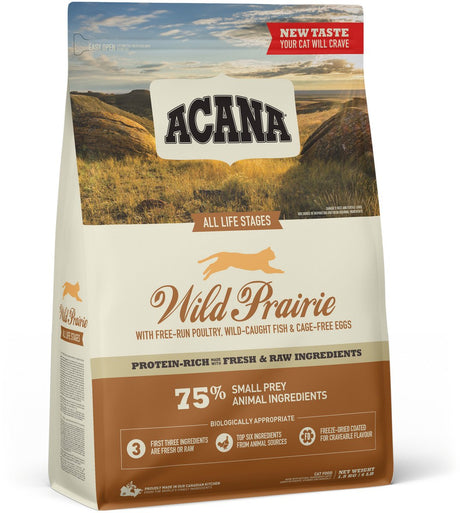 Acana - chat des prairies sauvages à tous les stades de la vie - nourriture pour chats - 1,8 kg