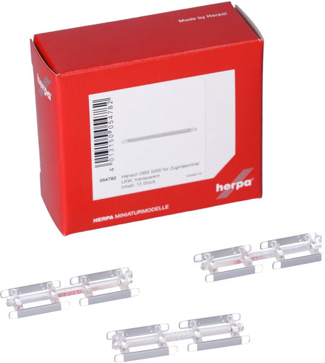 Herpa hänsch dbs 5000 camion à poutre pivotante, transparent (12 pcs.)