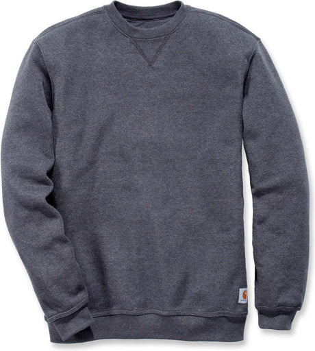 Carhartt k124 sweat-shirt à col rond d’épaisseur moyenne - coupe originale - bruyère carbone - L (convient à la taille XL)