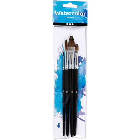 Pinceaux aquarelle Creativ company - 4 pcs.